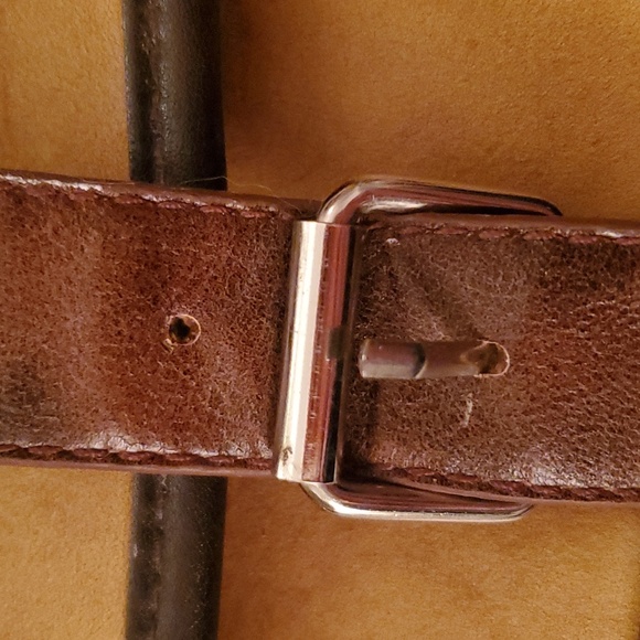 VETELLI Men's Brown Leather Toiletry Bag - Picture 3 of 11